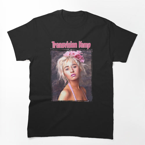 Vintage Transvision Vamp With Wendy James Post Punk Music Black Shirt