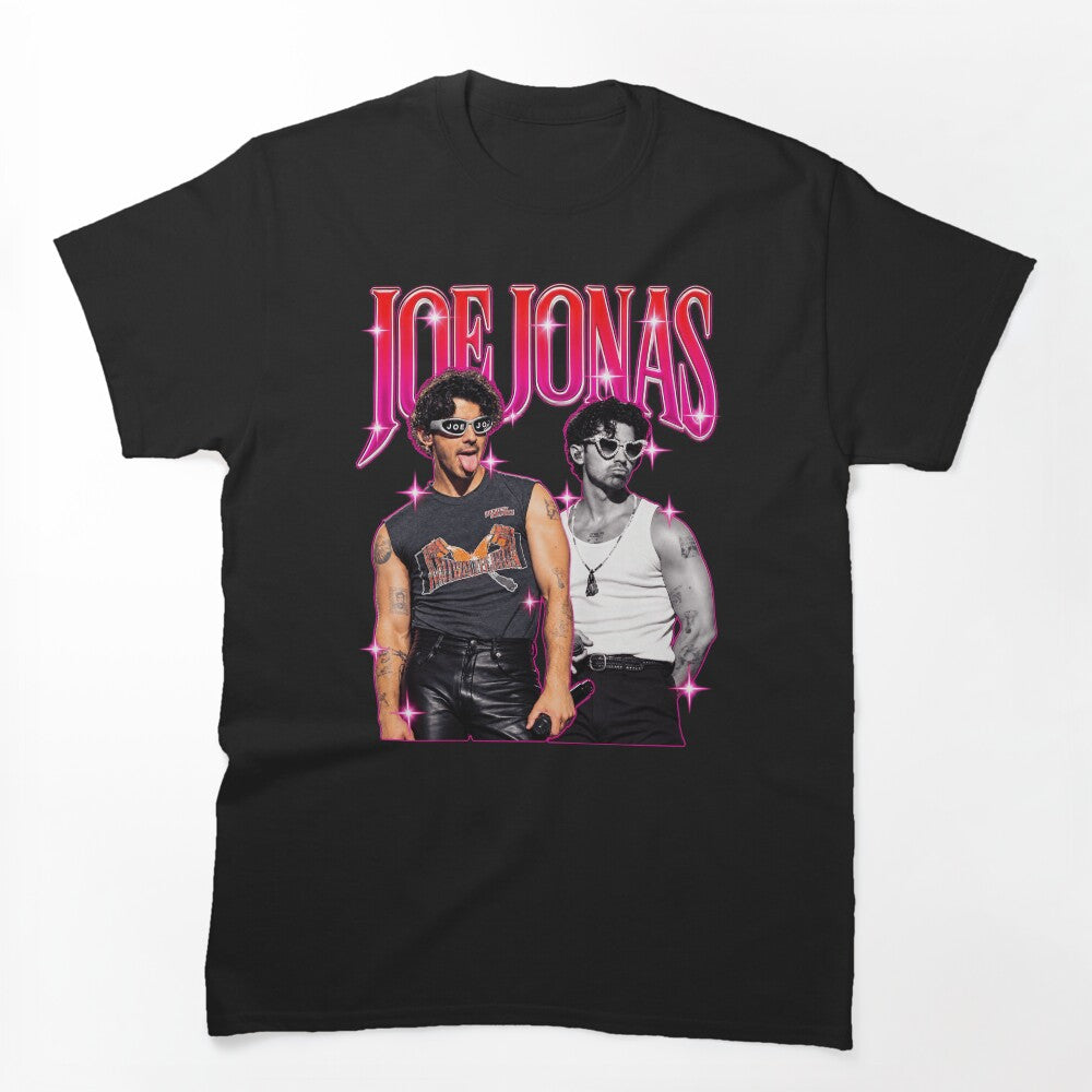 Joe Jonas Pink Pop Collage - Sunglasses Shirt