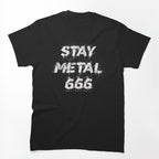 Heavy Stay Metal 666 Black Death Thrash Band Shirt