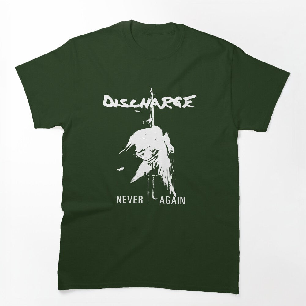 DISCHARGE NEVER AGAIN Shirt