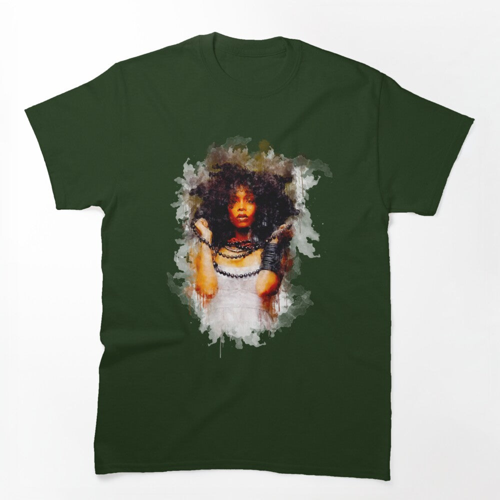 Erykah Badu Watercolor Shirt