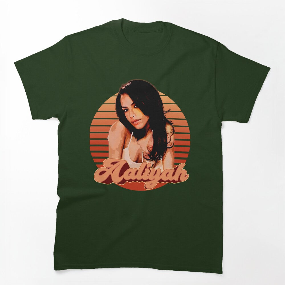 Iconic Aaliyah Tribute Timeless R&B Legend Shirt