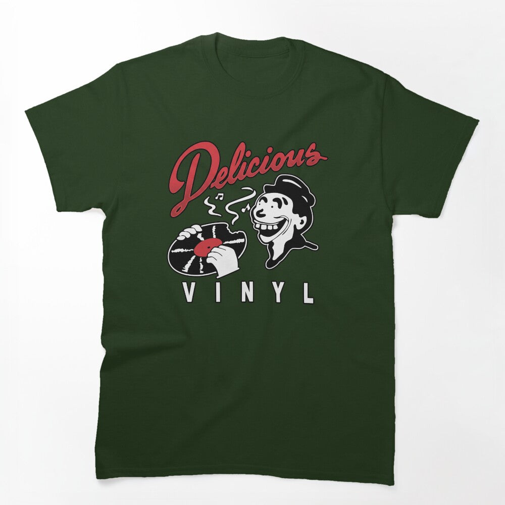 Retro Vinyl Record Illustration Shirt