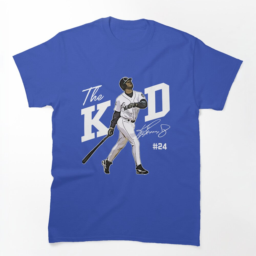 Ken Griffey Jr The Kid Baseball Vintage Signature 80s 90s Bootleg Rap Shirt
