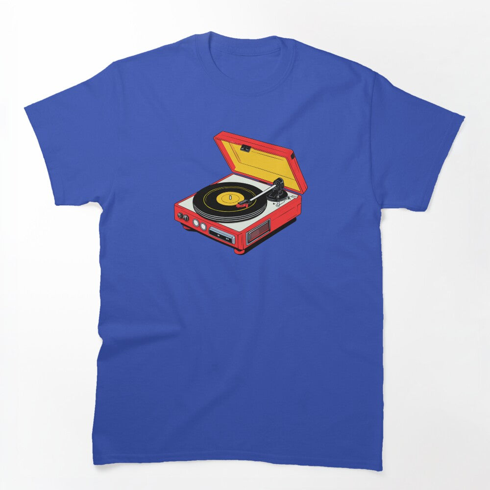 1980s Vintage Vinyl Record Player Shirt