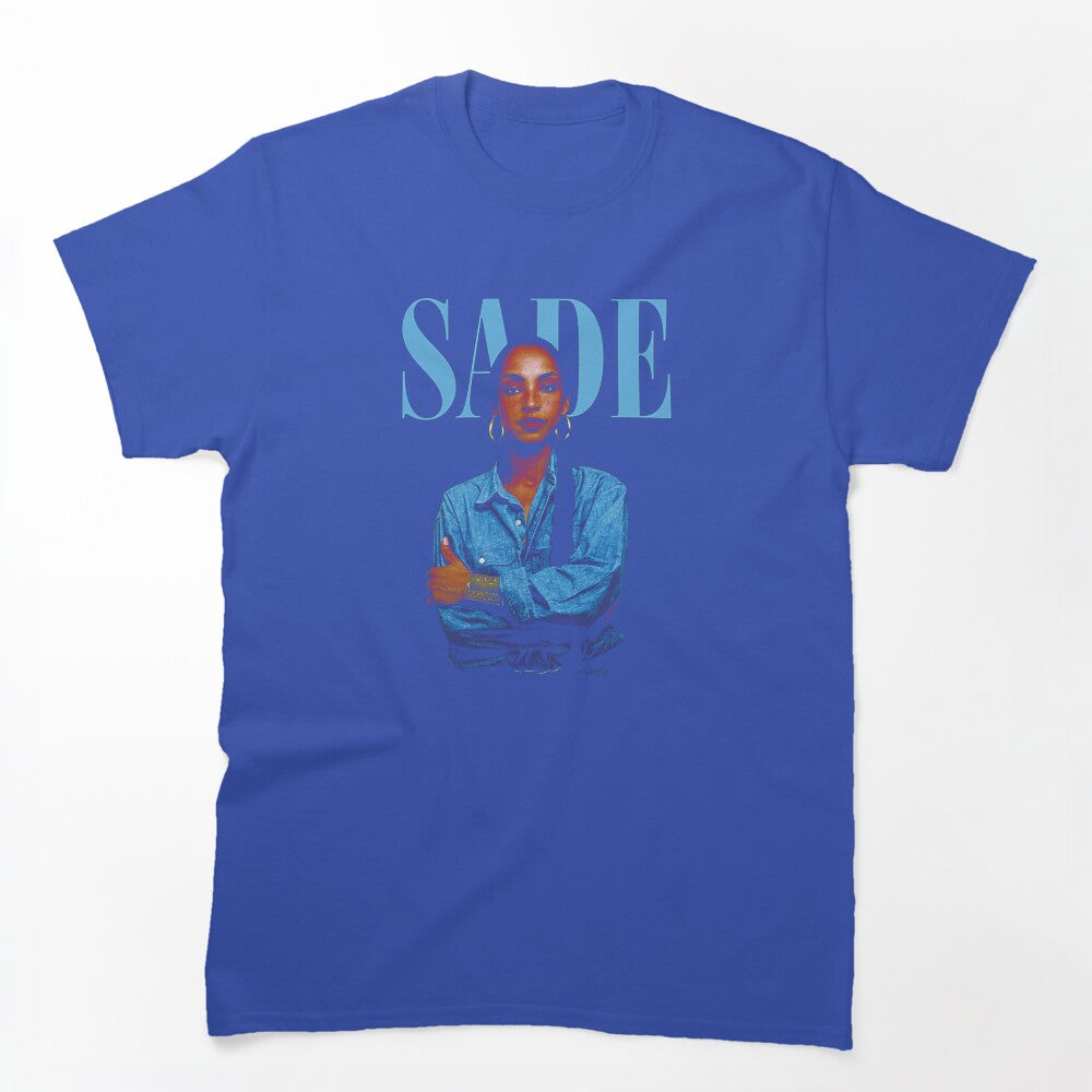 Sade Adu Blue Types Shirt