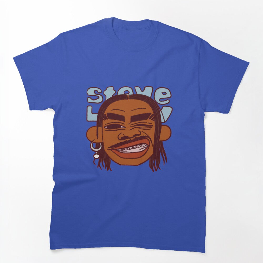 Steve Lacy Cartoon Icon Portrait Graphic Shirt