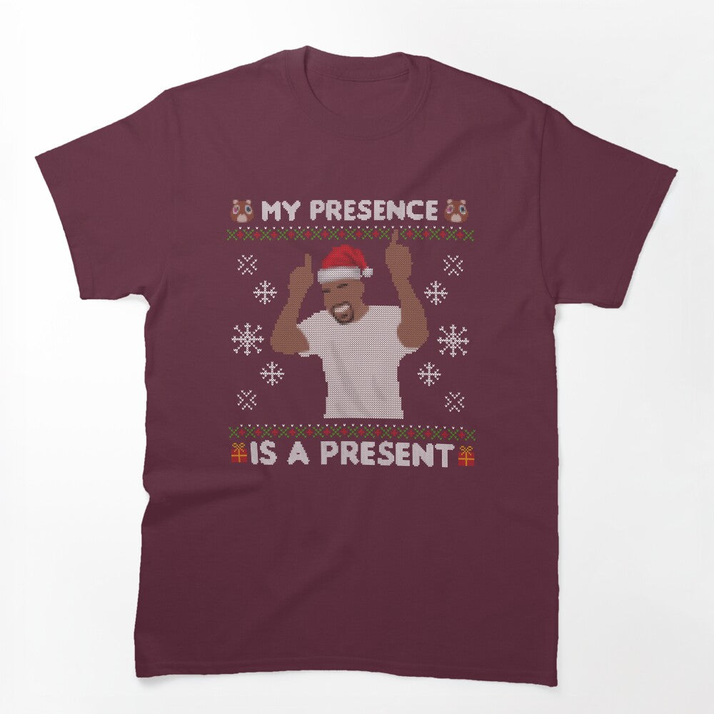 Kanye West Ye Hip Hop Rap Ugly Christmas Sweater My Presence Is A Shirt