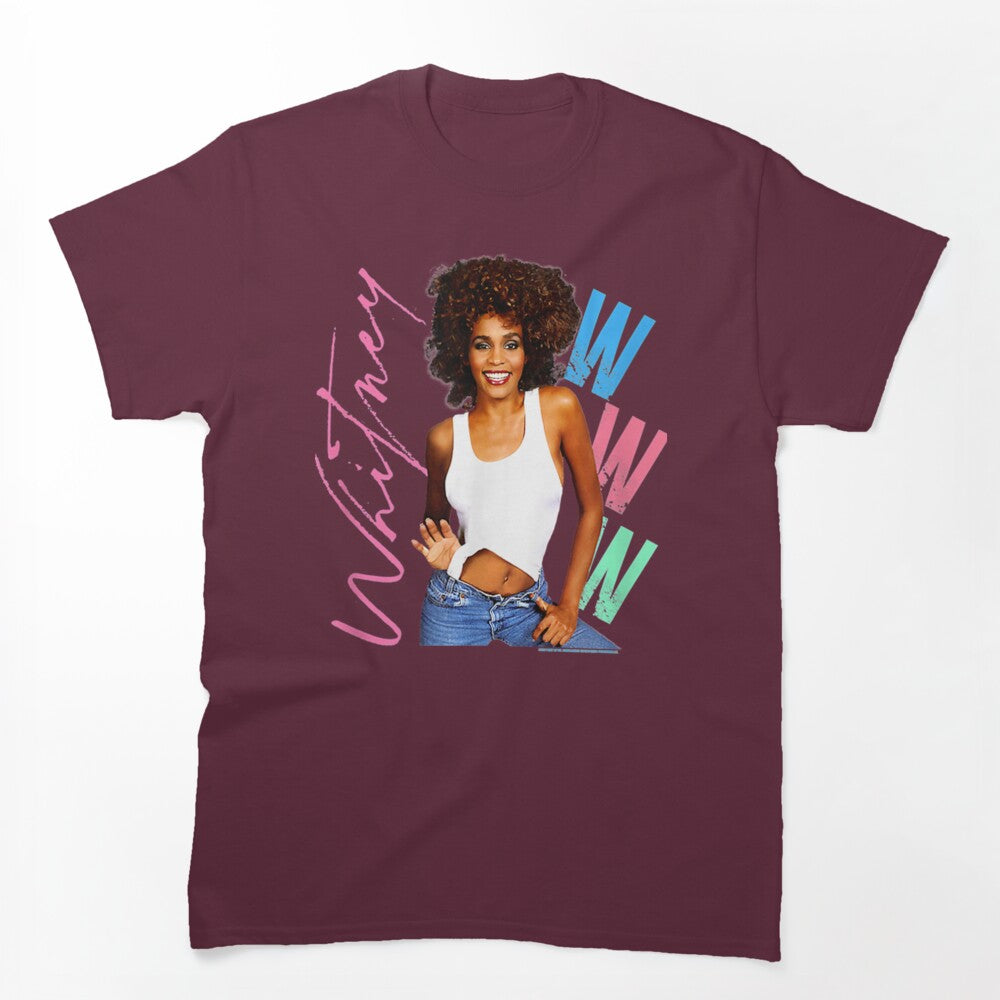 Vintage Whitney Houston Inspired Shirt