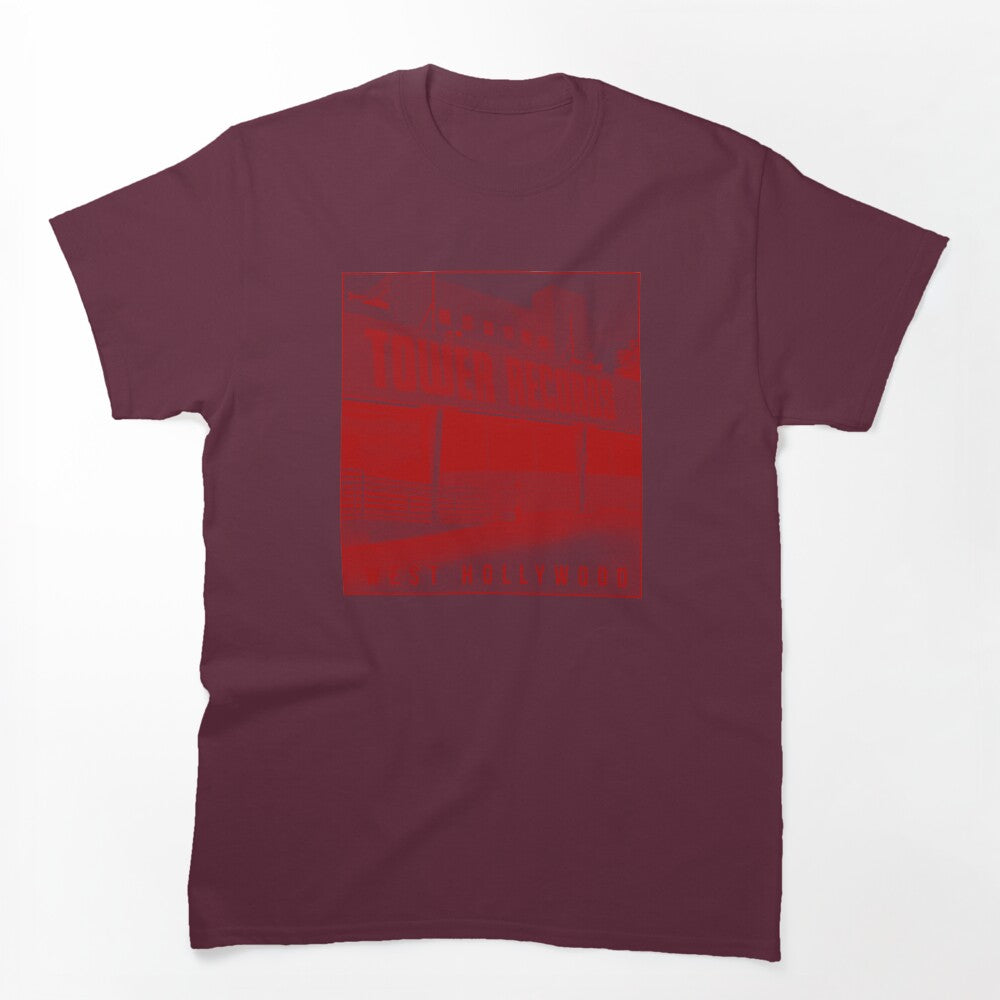 TOWER RECORDS - WEST HOLLYWOOD - VINTAGE - RETRO Shirt