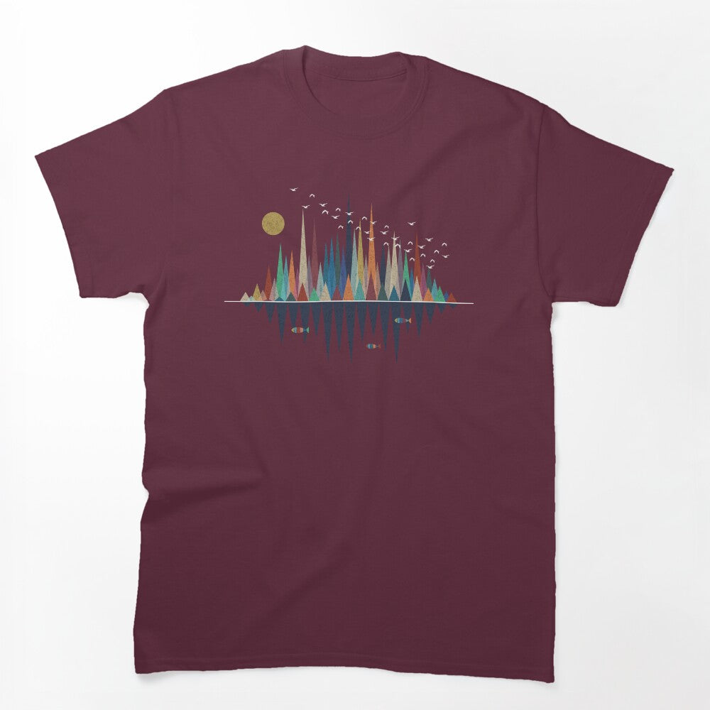 Geometric Happy Nature Shirt