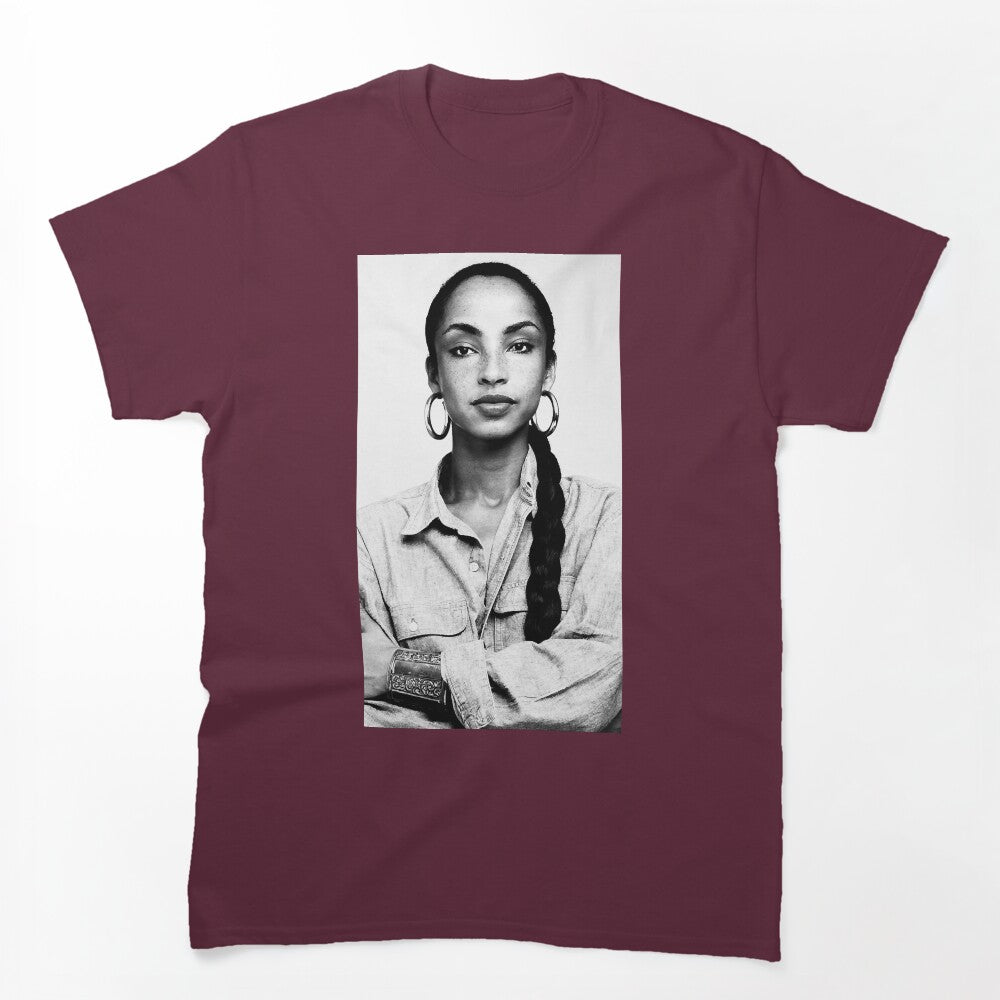 Sade Black And White Portrait Shirt