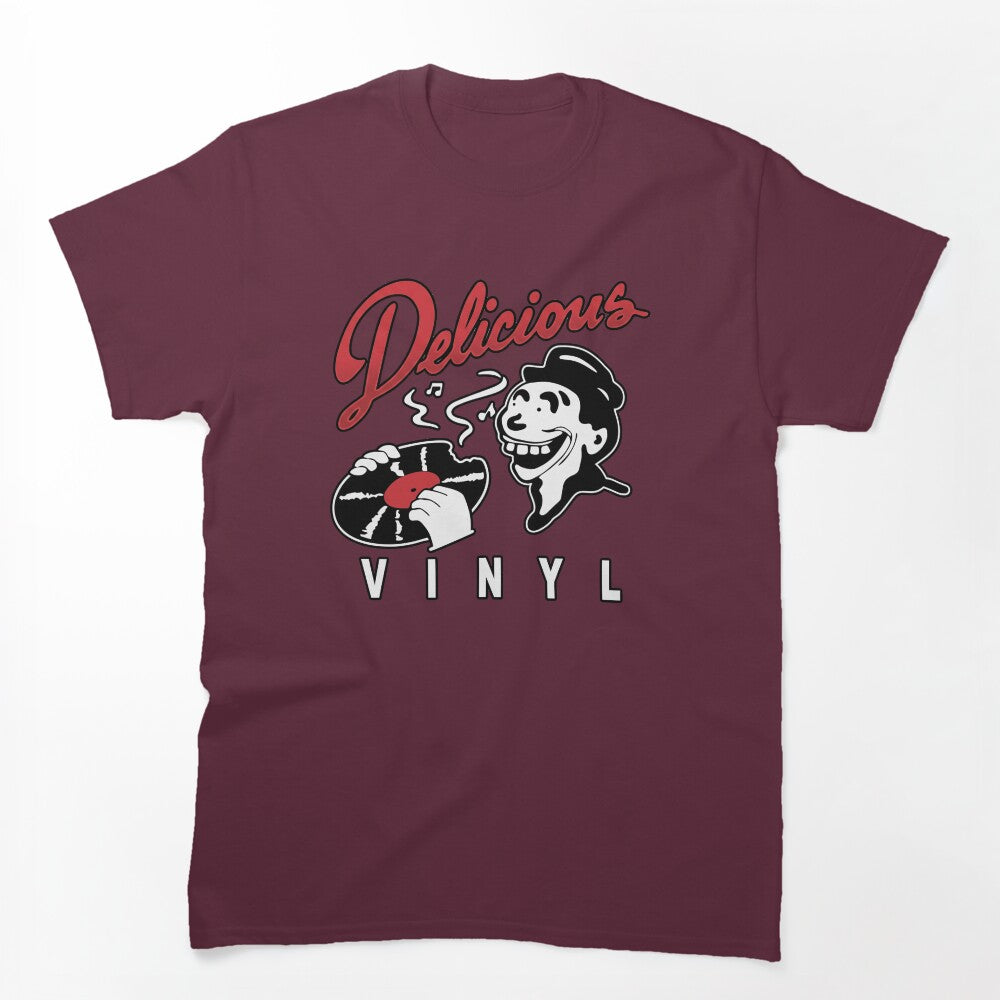 Retro Vinyl Record Illustration Shirt