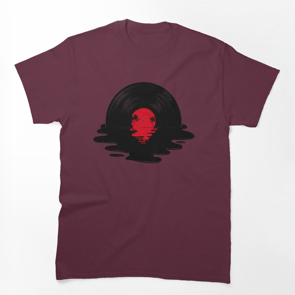 Melting Vinyl Record Shirt