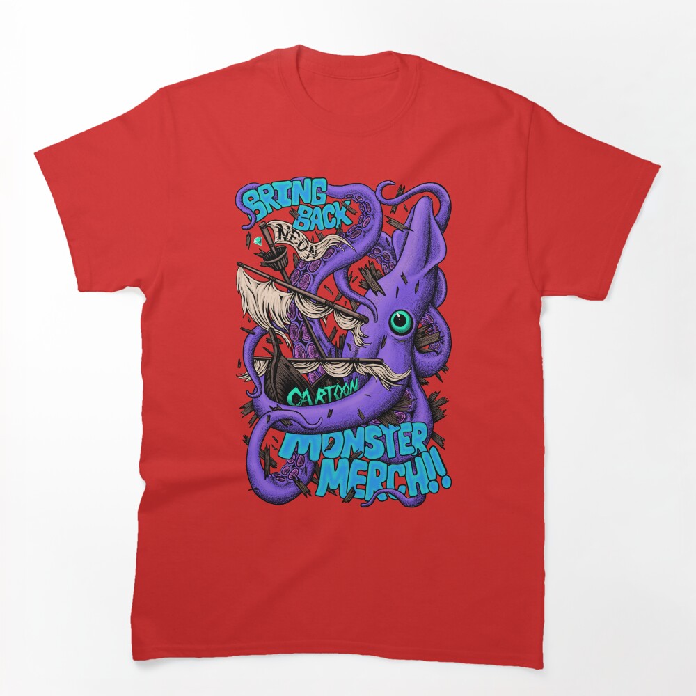 Bring Back Neon Cartoon Monster Shirt