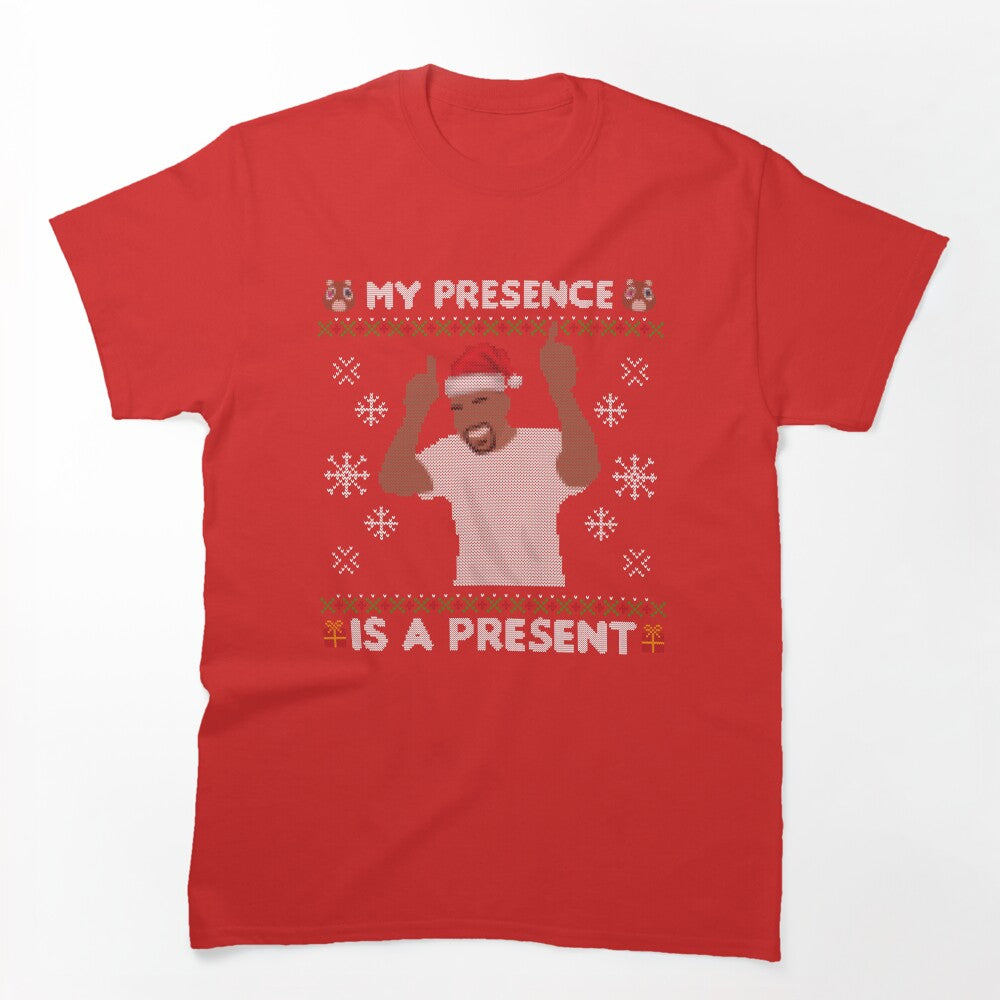 Kanye West Ye Hip Hop Rap Ugly Christmas Sweater My Presence Is A Shirt