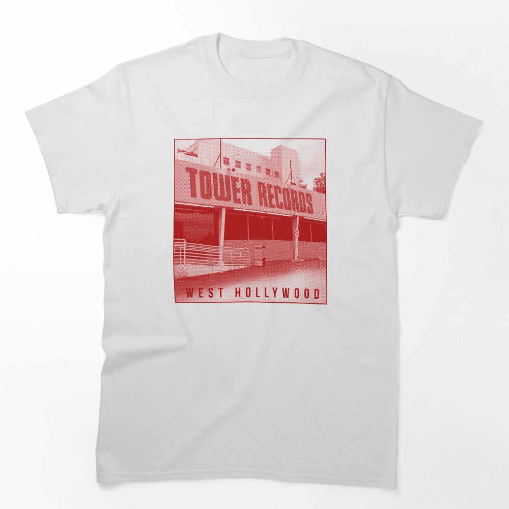 TOWER RECORDS - WEST HOLLYWOOD - VINTAGE - RETRO Shirt