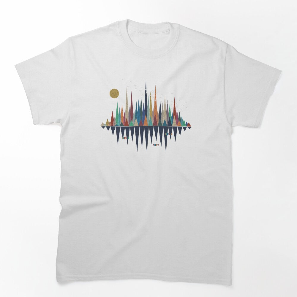 Geometric Happy Nature Shirt