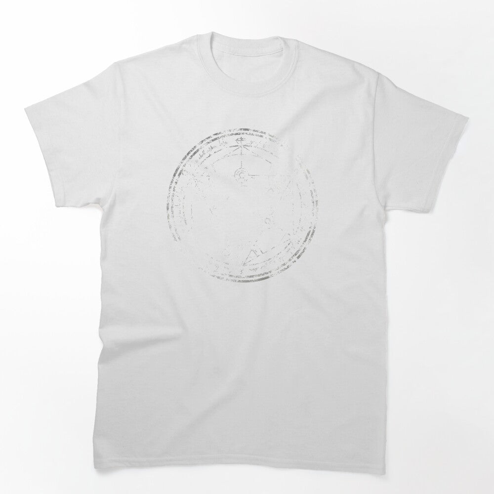 Human Transmutation Circle - Silver Grunge Shirt