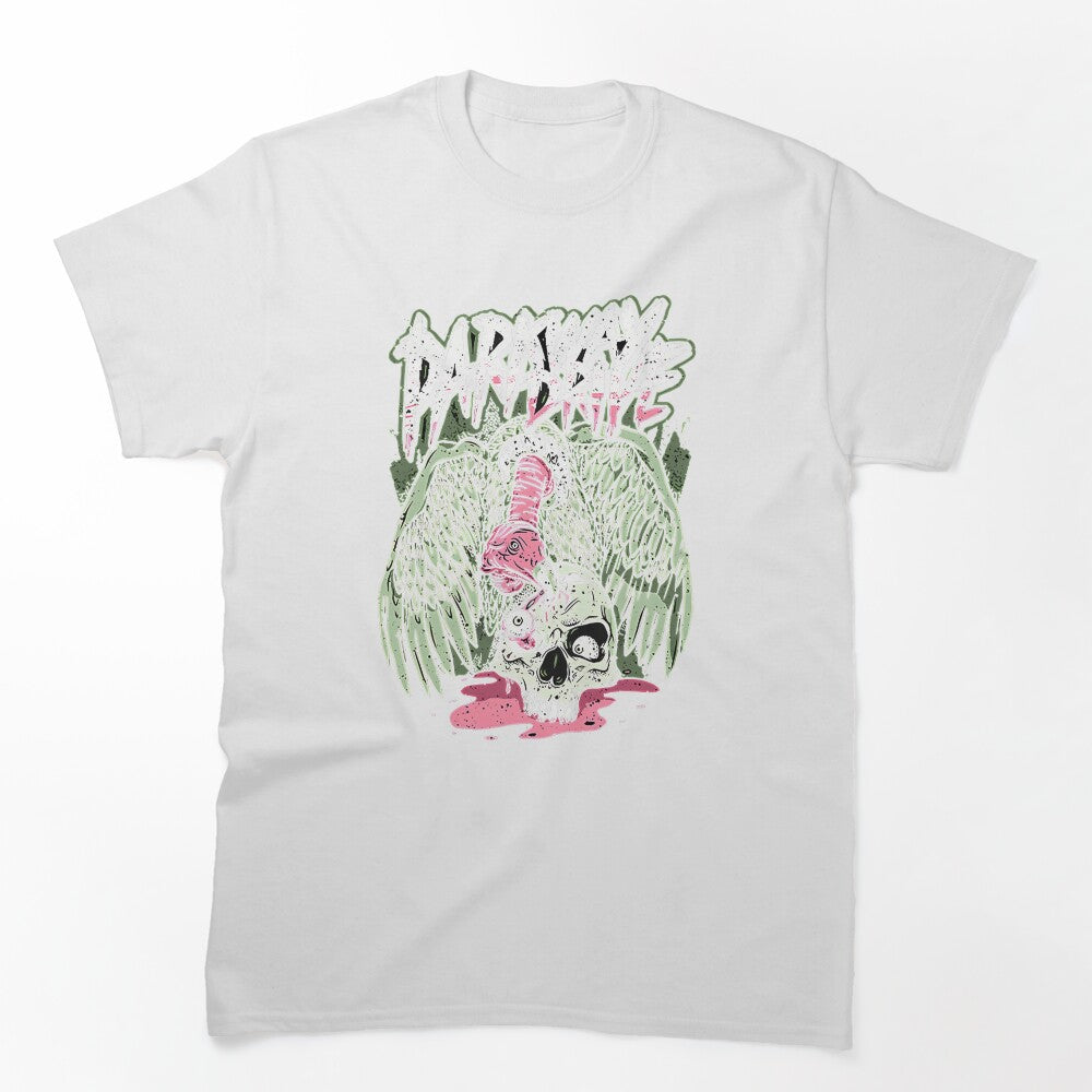 Vulture Perched On Skull Dark Shirt