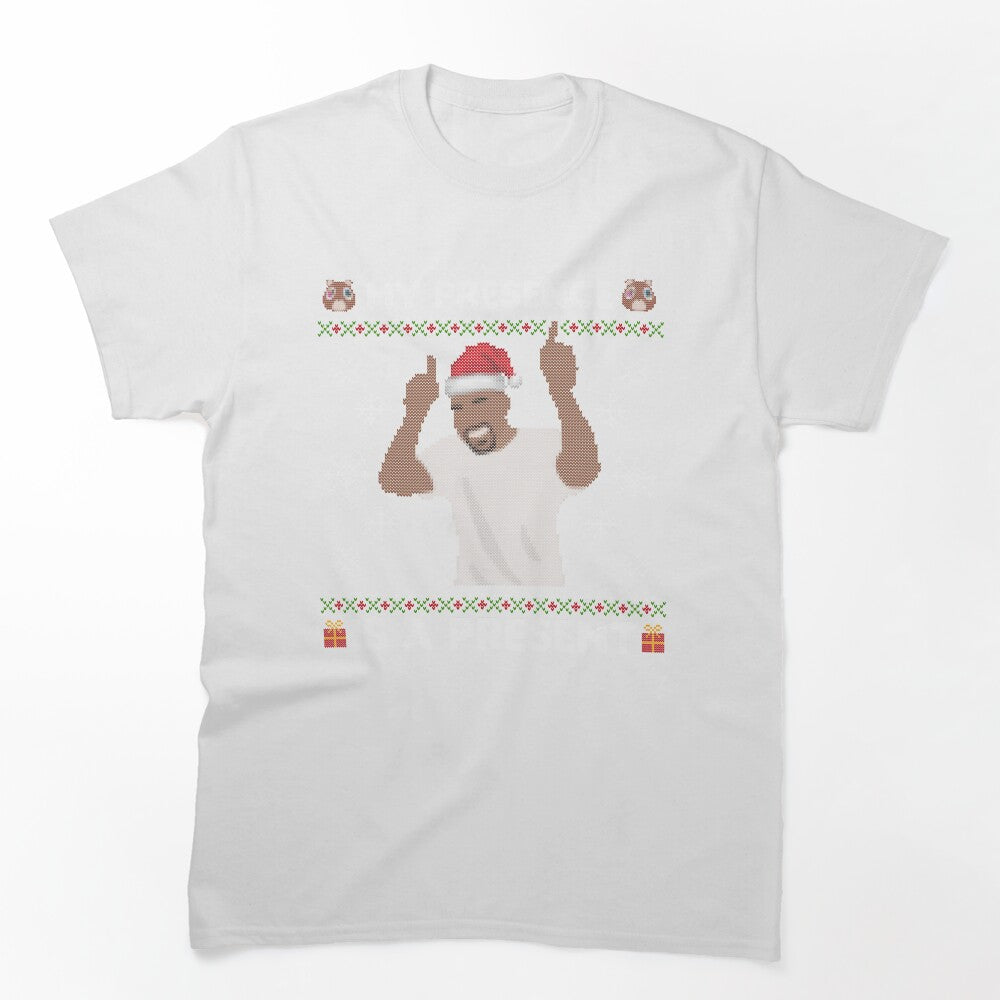 Kanye West Ye Hip Hop Rap Ugly Christmas Sweater My Presence Is A Shirt