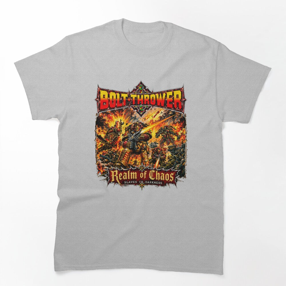 Bolt Thrower Metal Band Realm Of Chaos Album Vintage Artwork Shirt