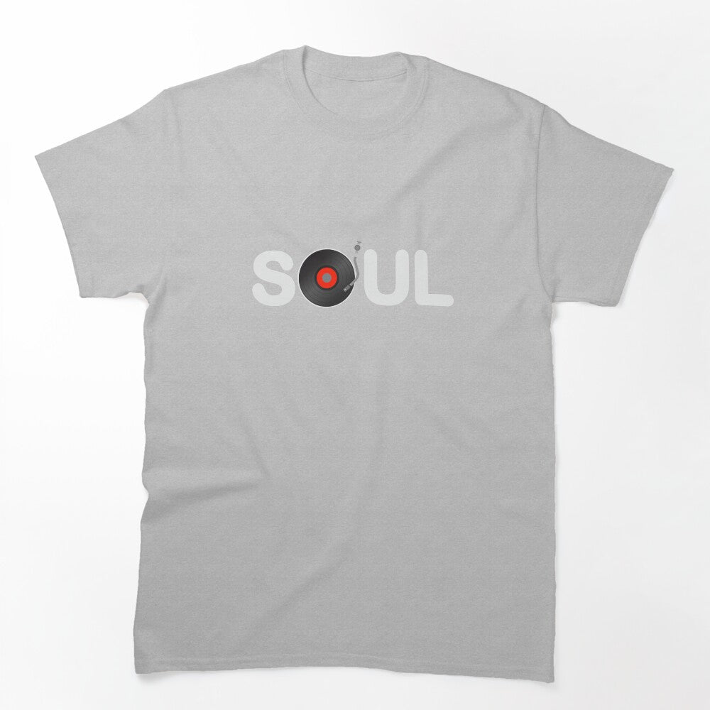 SOUL MUSIC Vinyl Turntable Design Shirt