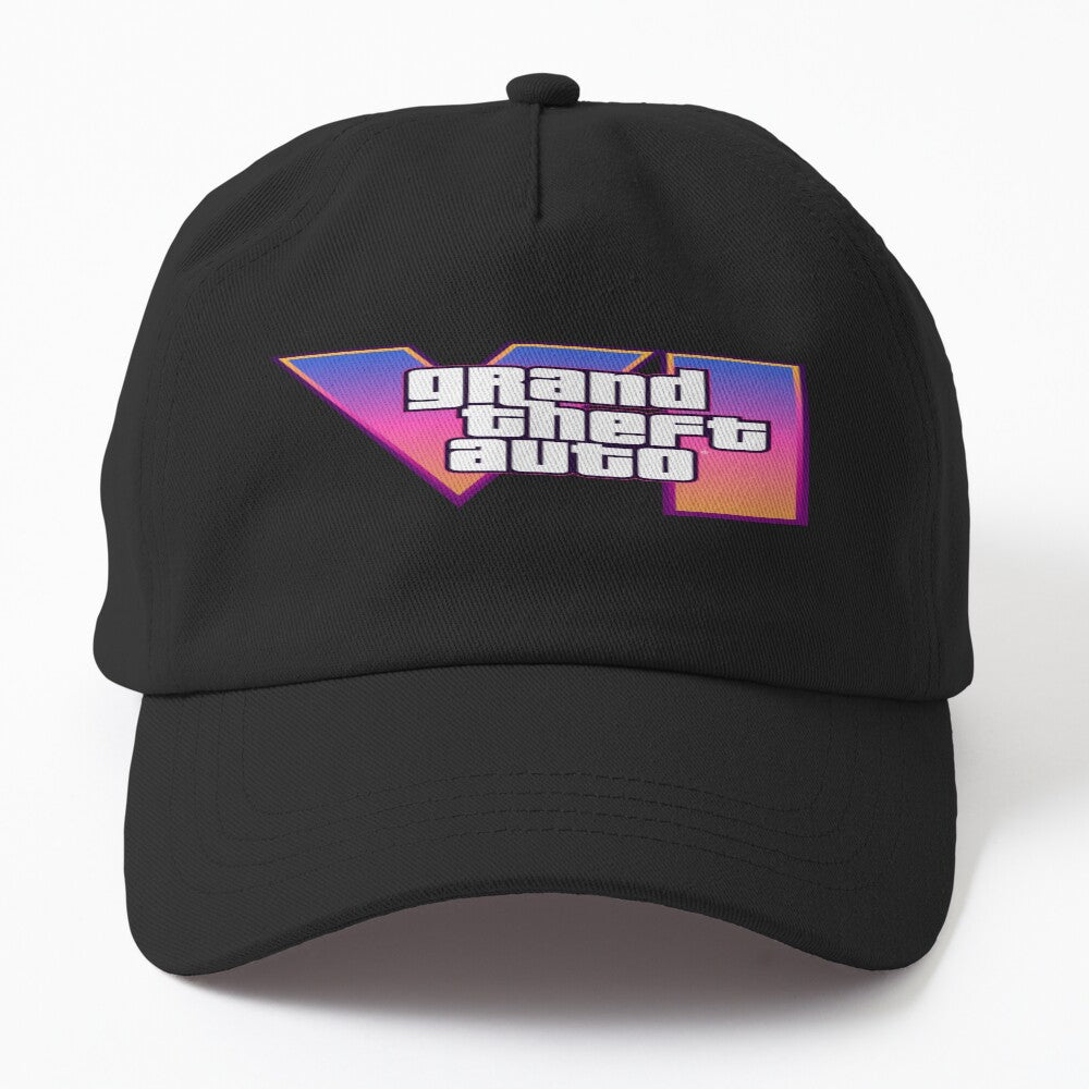 GTA VI Logo GTA 6 Grand Theft Auto 6 Gaming Hat
