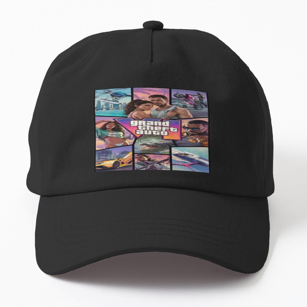 GTA 6 Vice City Gaming Design Hat