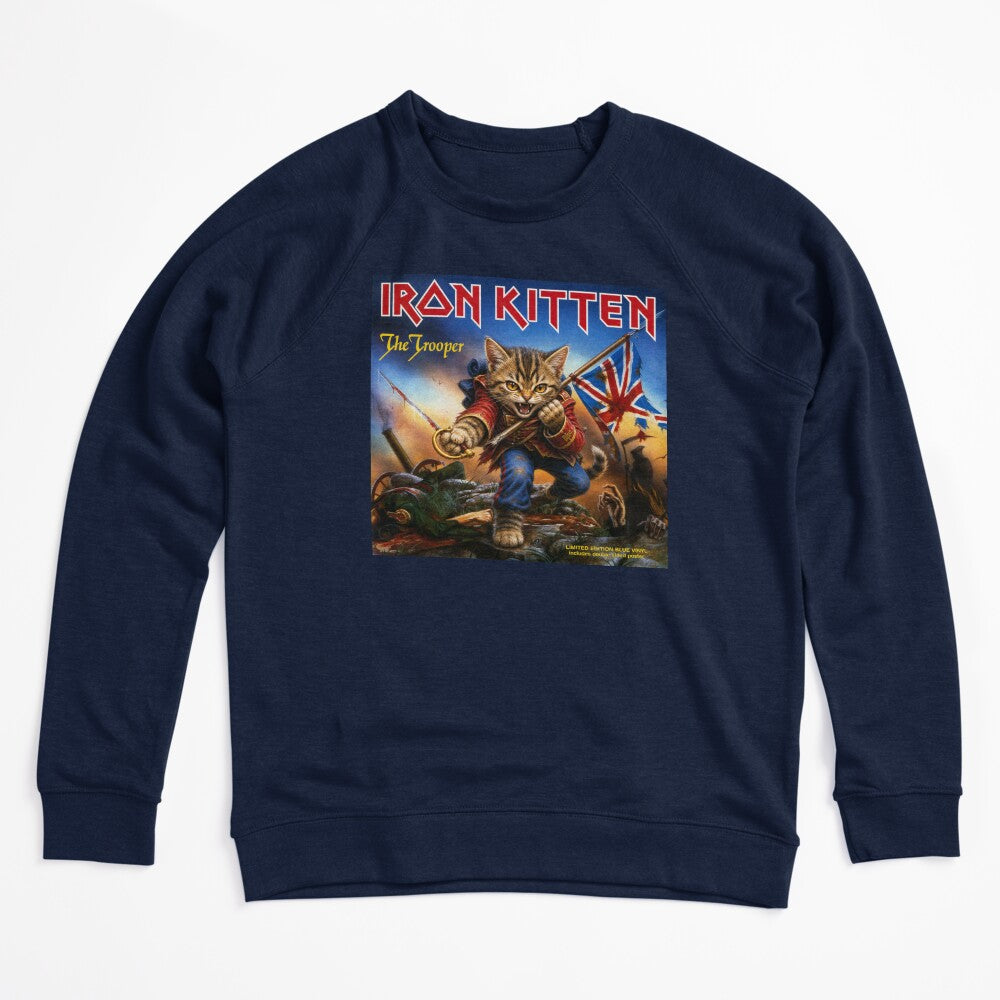 Iron Kitten The Trooper Cat Metal Parody Shirt