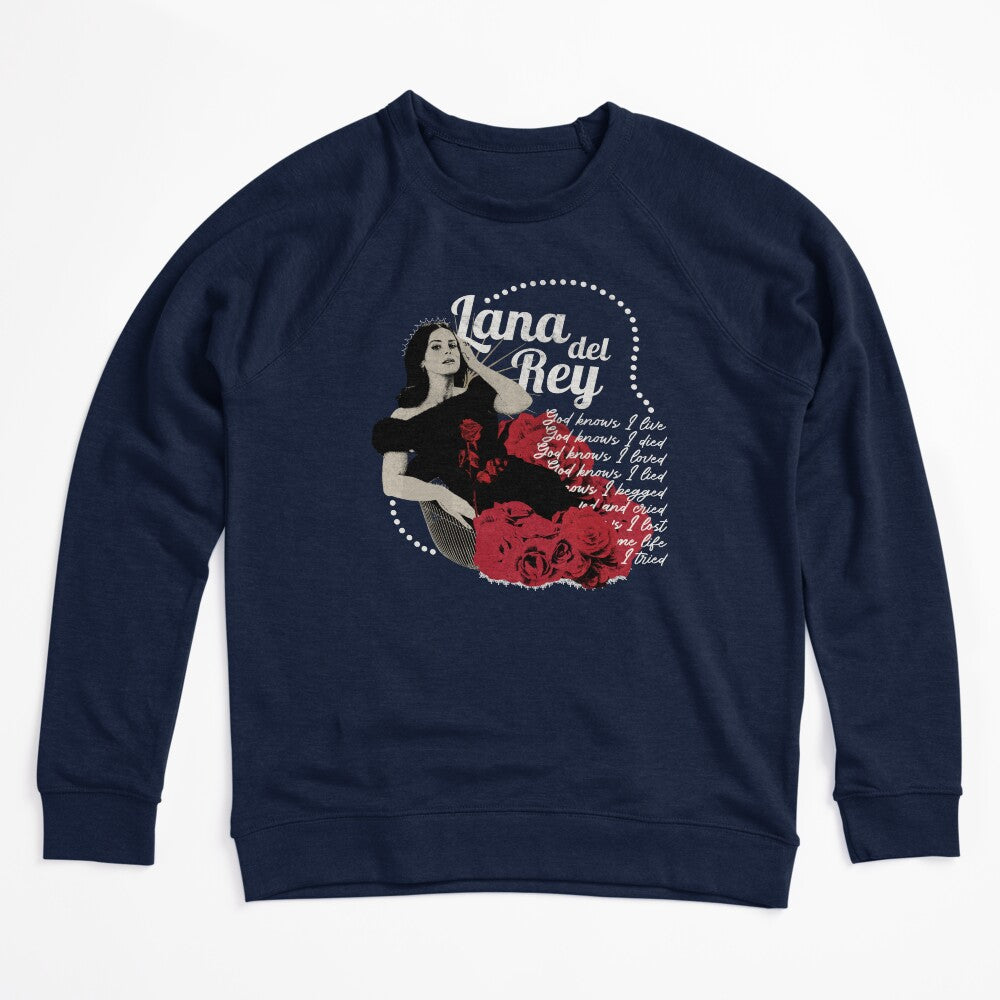 Lana Del Rey Vintage Print God Knows I Tried Shirt