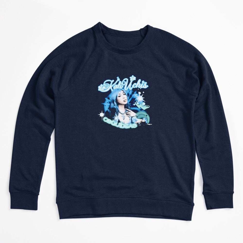 Blue Y2k Style Neo Soul Singer Shirt
