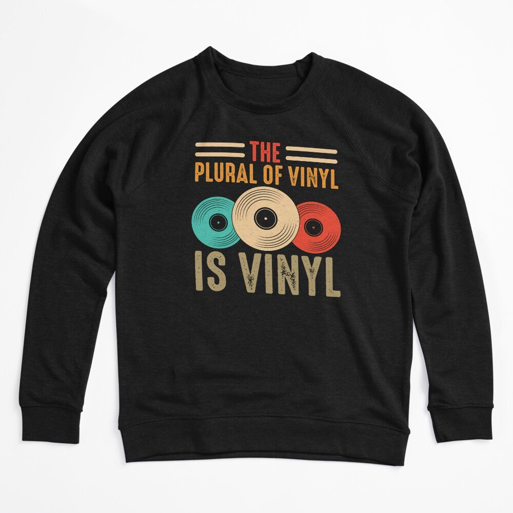 The Plural Of Vinyl Is Vinyl Retro Record Collector Humor Shirt