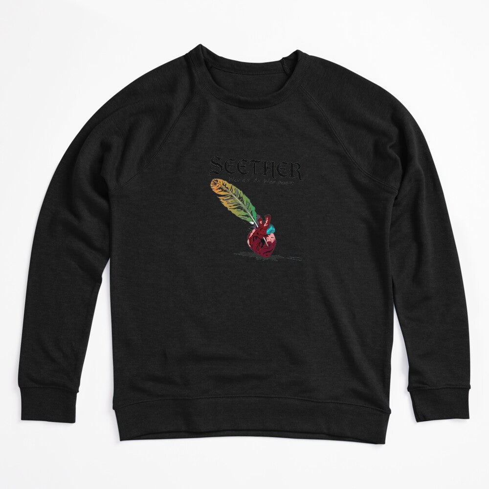Heart Quill Weapon Quote Music Graphic Shirt