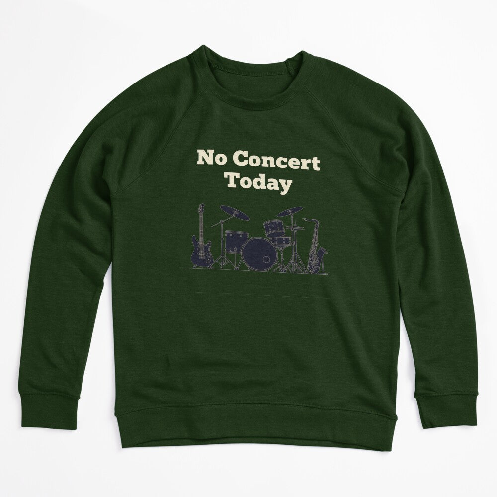 No Concert Today - Retro Musical Instruments Band Setup Shirt