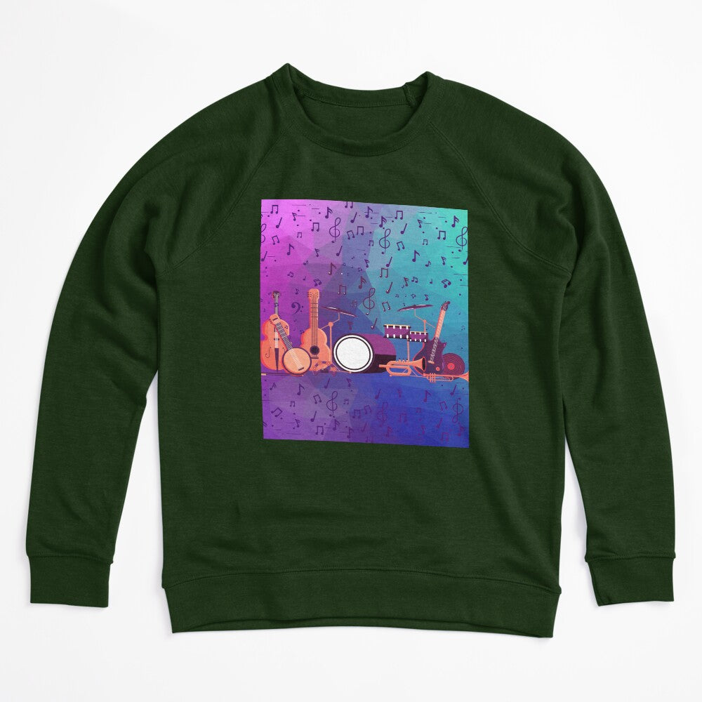 Music Everywhere On A Purple Bandstand Shirt