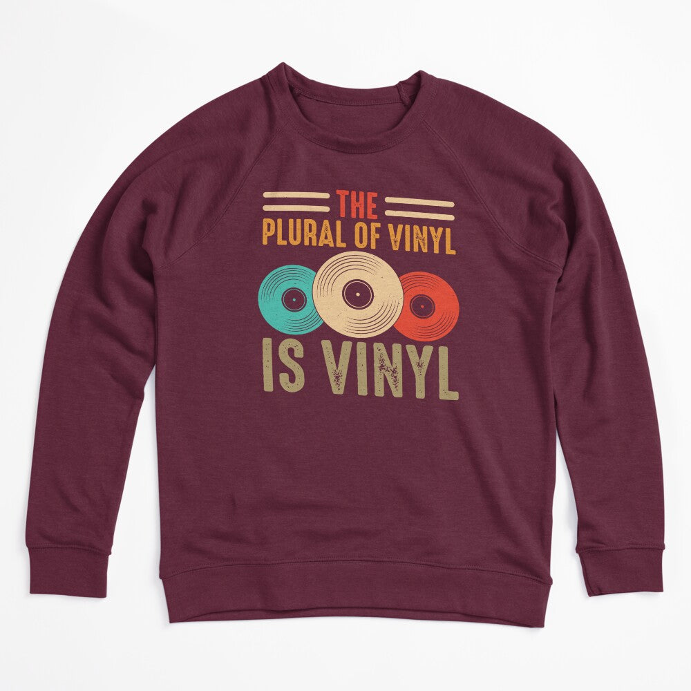 The Plural Of Vinyl Is Vinyl Retro Record Collector Humor Shirt