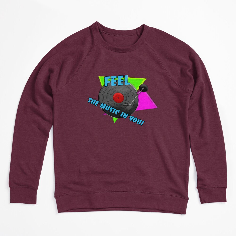 Feel The Music Vinyl Record Shirt