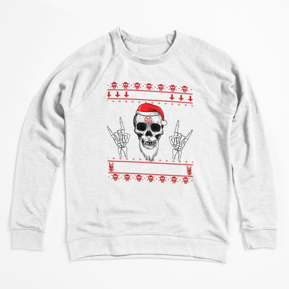 HEAVY CHRISTMAS - Ugly Xmas Sweater - HEAVY DEATH BLACK METAL Rocker Shirt