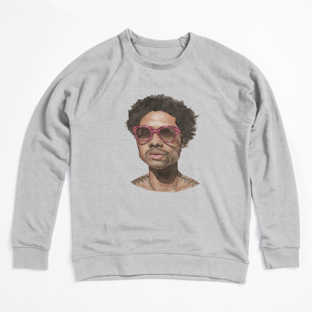 Steve Lacy Pink Sunglasses Portrait Graphic Shirt