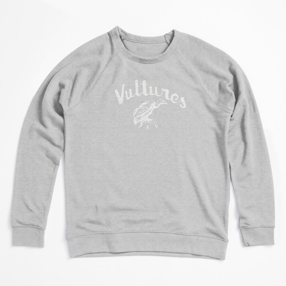 Vultures 1977 - Distressed Aged Rock N Roll Party White Print Shirt