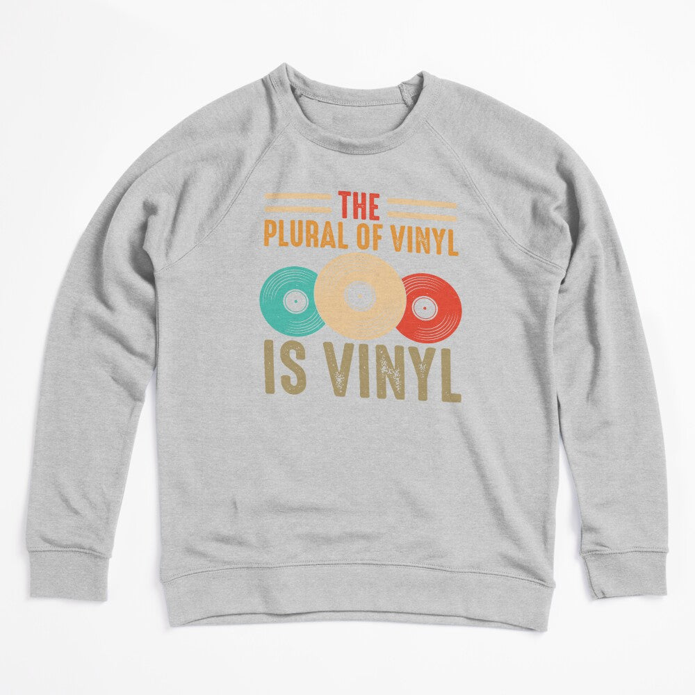 The Plural Of Vinyl Is Vinyl Retro Record Collector Humor Shirt