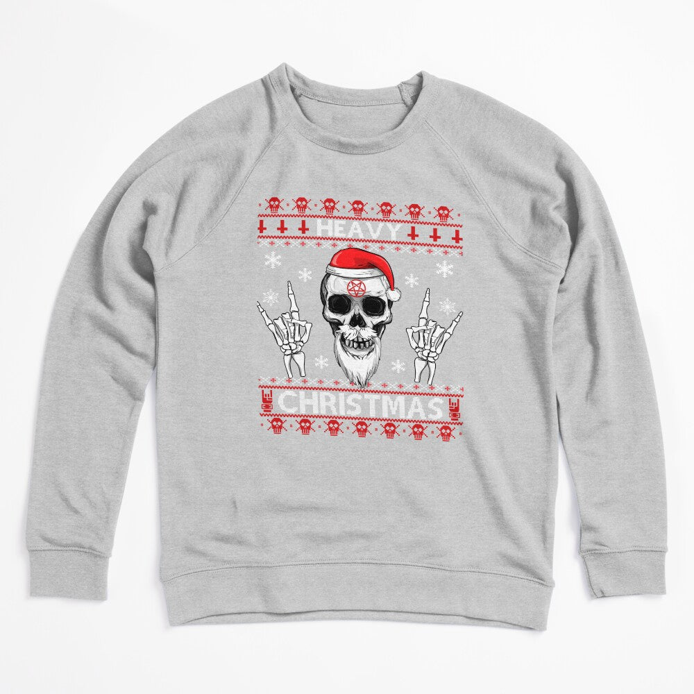 HEAVY CHRISTMAS - Ugly Xmas Sweater - HEAVY DEATH BLACK METAL Rocker Shirt