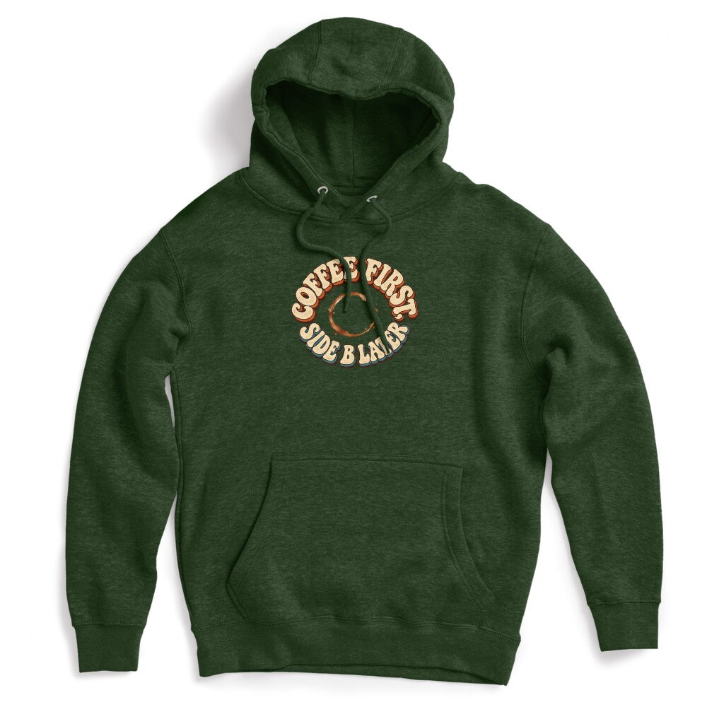 Coffee First Side B Later Retro Vinyl And Coffee Shirt