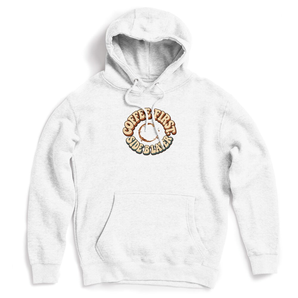 Coffee First Side B Later Retro Vinyl And Coffee Shirt