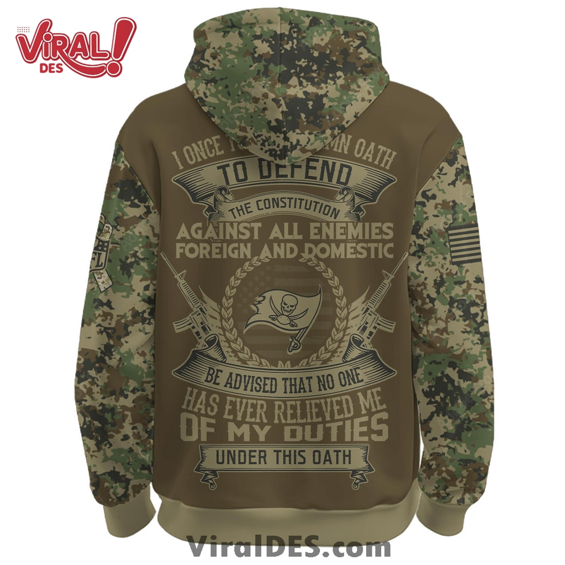 Tampa Bay Buccaneers Salute to Service Limited Editions Hoodie